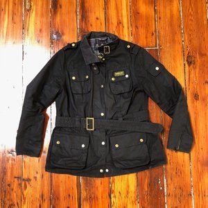 BARBOUR International Ladies Wax Jacket - size 12